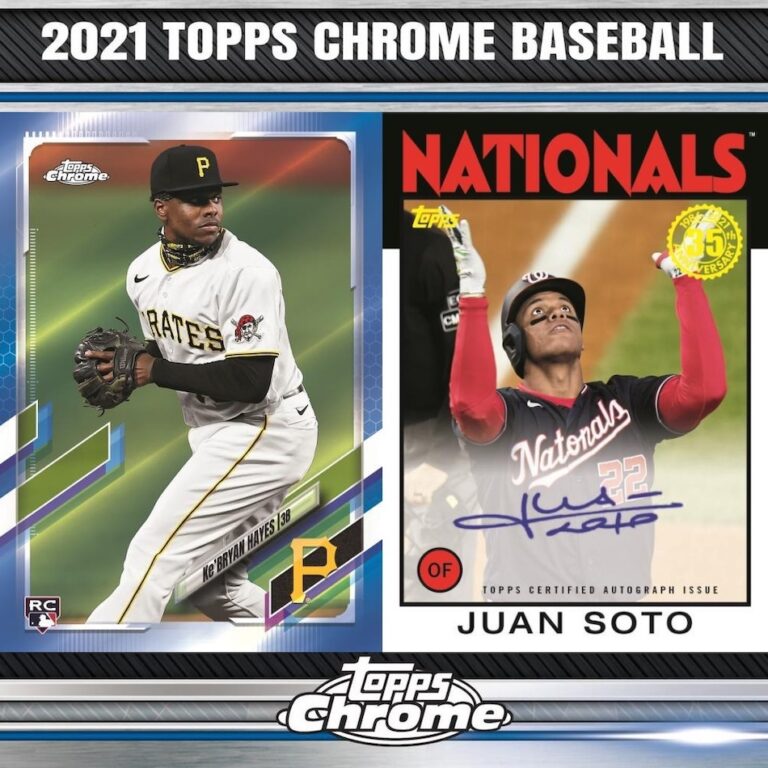 2021 Topps Chrome Hobby Sealed Box Icon Breaks